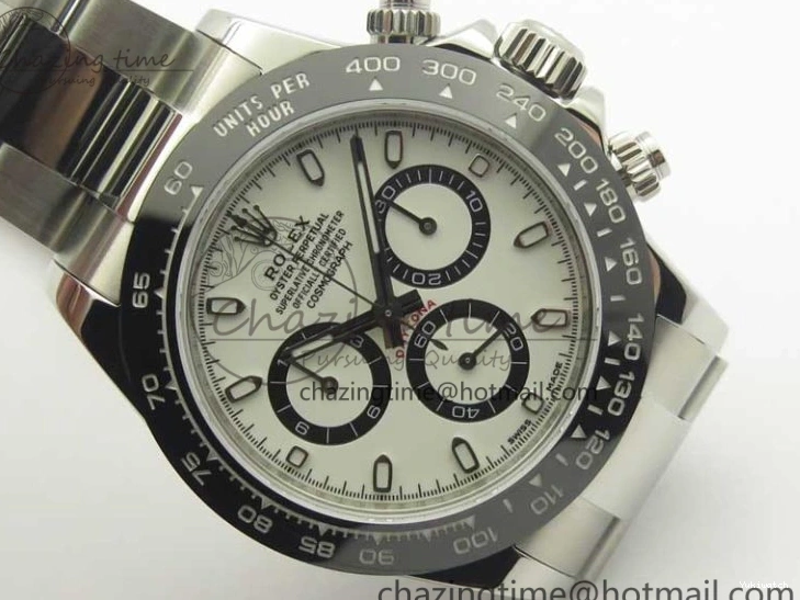 Clone Edition Best V2 A4130 1:1 Daytona Bracelet White 116500 And ARF Super 904L Case SS Dial 0524